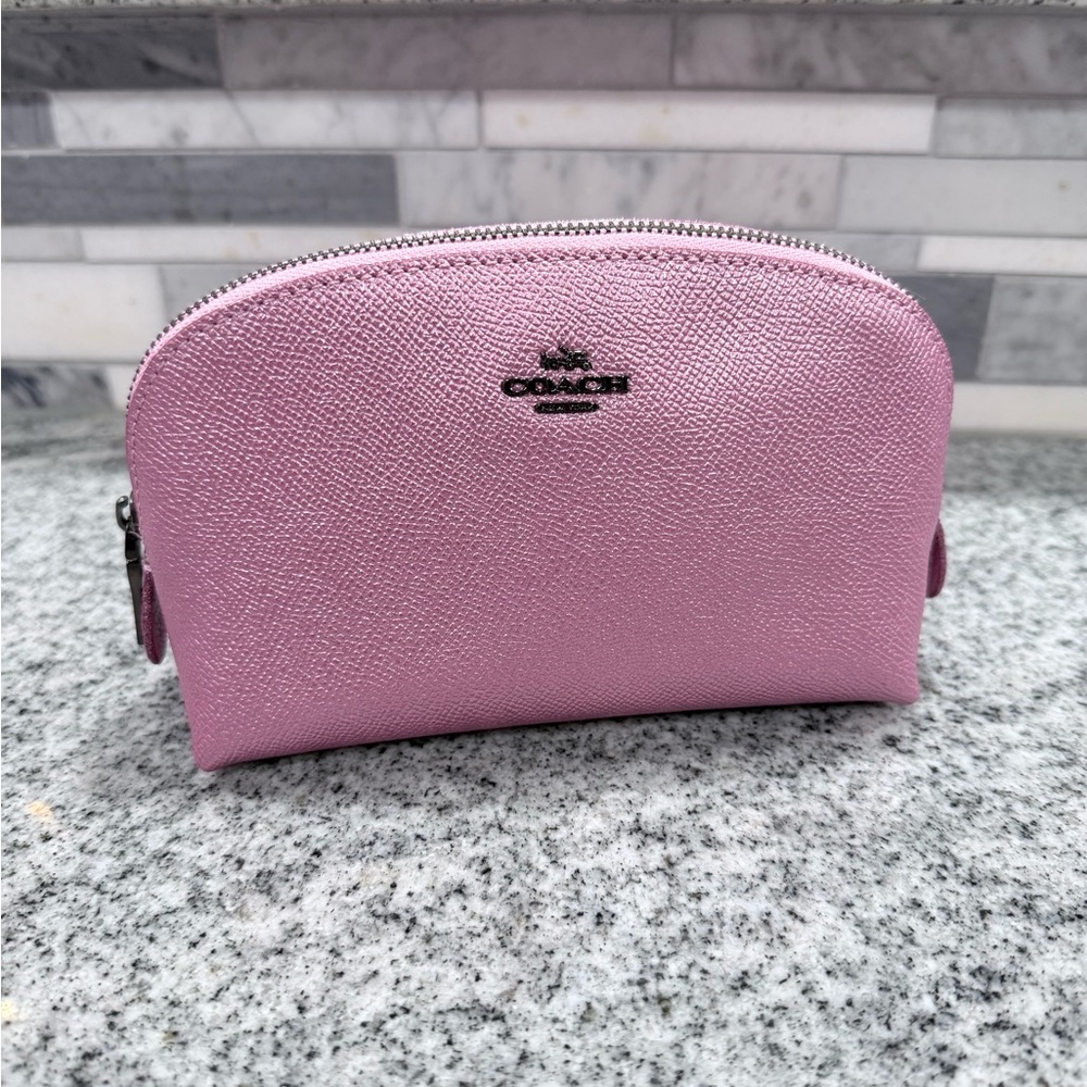Coach Pink Cosmetic Bag
